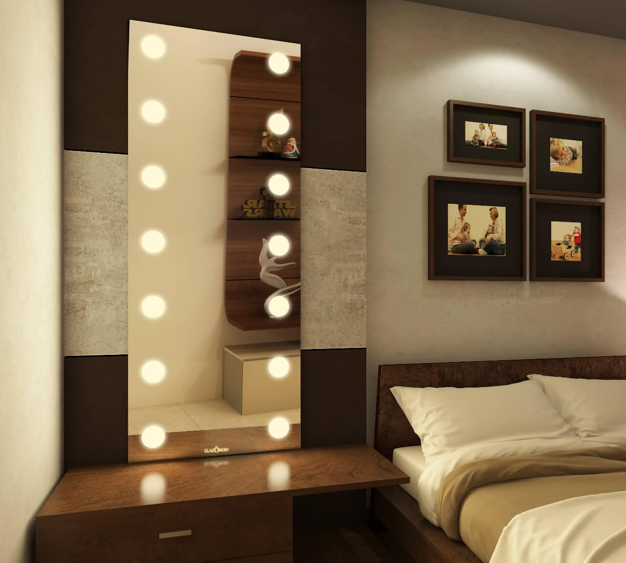 rectangle full length bedroom mirror