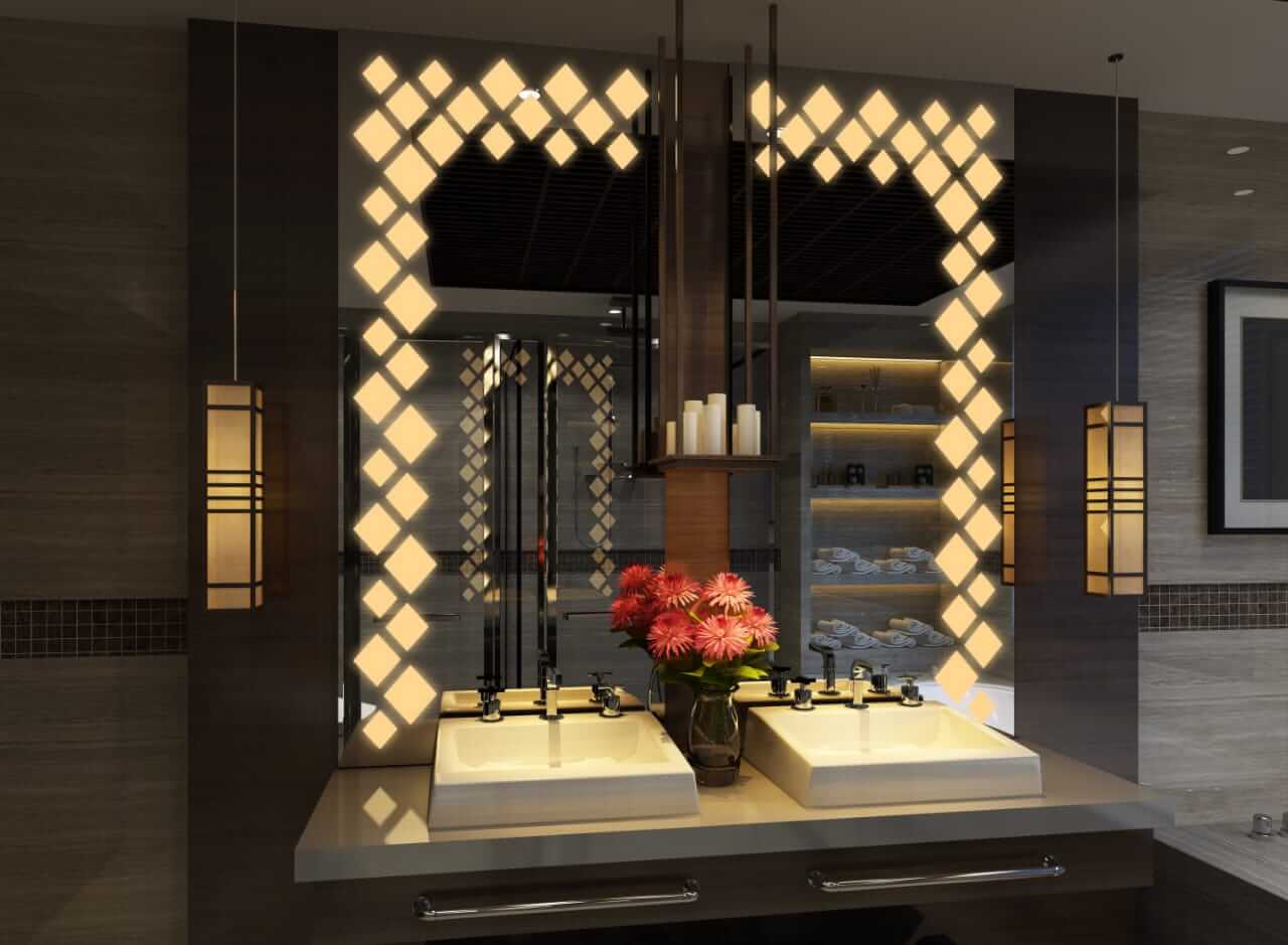 Squibicle rectangular led Wall Mirror