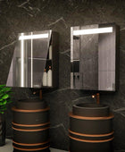 LED Mirror Cabinet rectangular shape for bathroom