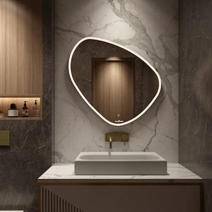 Modern LED Bathroom Mirror | Asymmetric Design