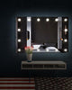 Rectangle Hollywood Mirror With Bulbs | 5-Year Warranty | 3W Bulbs | Borderless Design | Glazonoid
