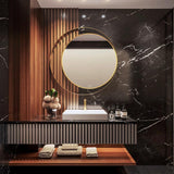 Dual Ring Wall Mirror | PVD Steel Frame